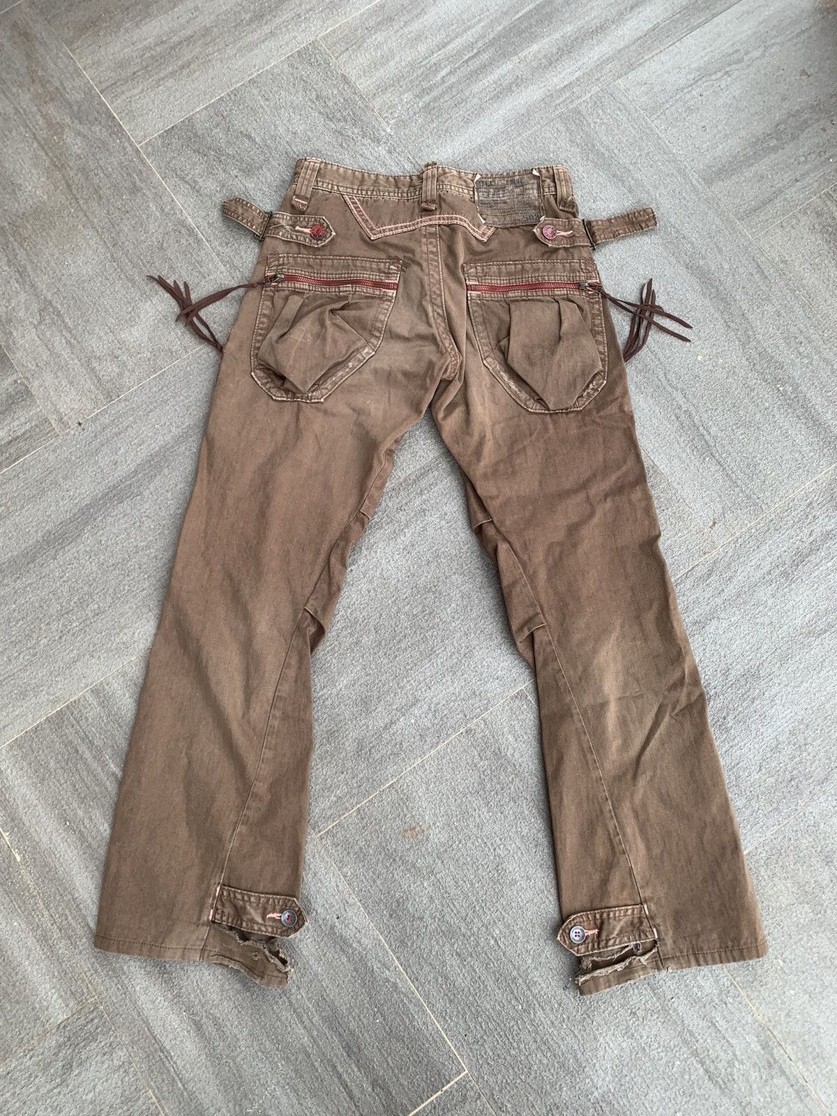 Edwin × Japanese Brand Edwin Blue Trip Distressed Pants Size US 31 - 2 Thumbnail