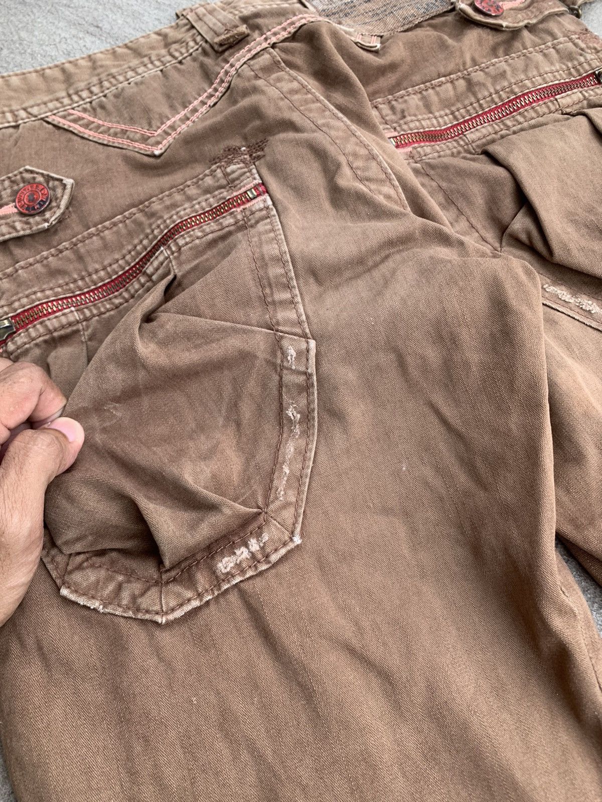 Edwin × Japanese Brand Edwin Blue Trip Distressed Pants Size US 31 - 4 Thumbnail