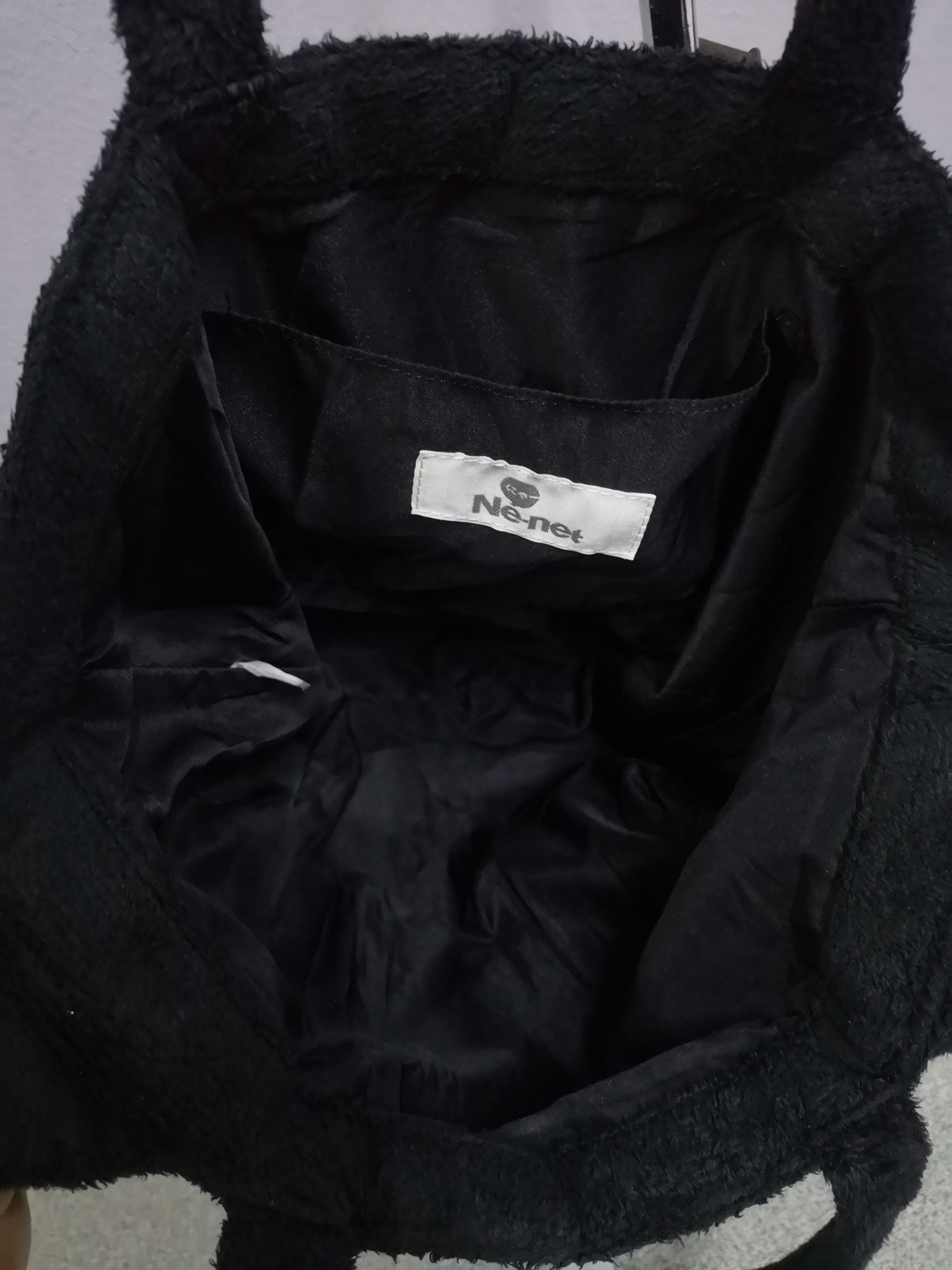 Issey Miyake × Japanese Brand × Ne-Net Ne-net by Issey Miyake Fleece Tote Handbag Size ONE SIZE - 7 Thumbnail
