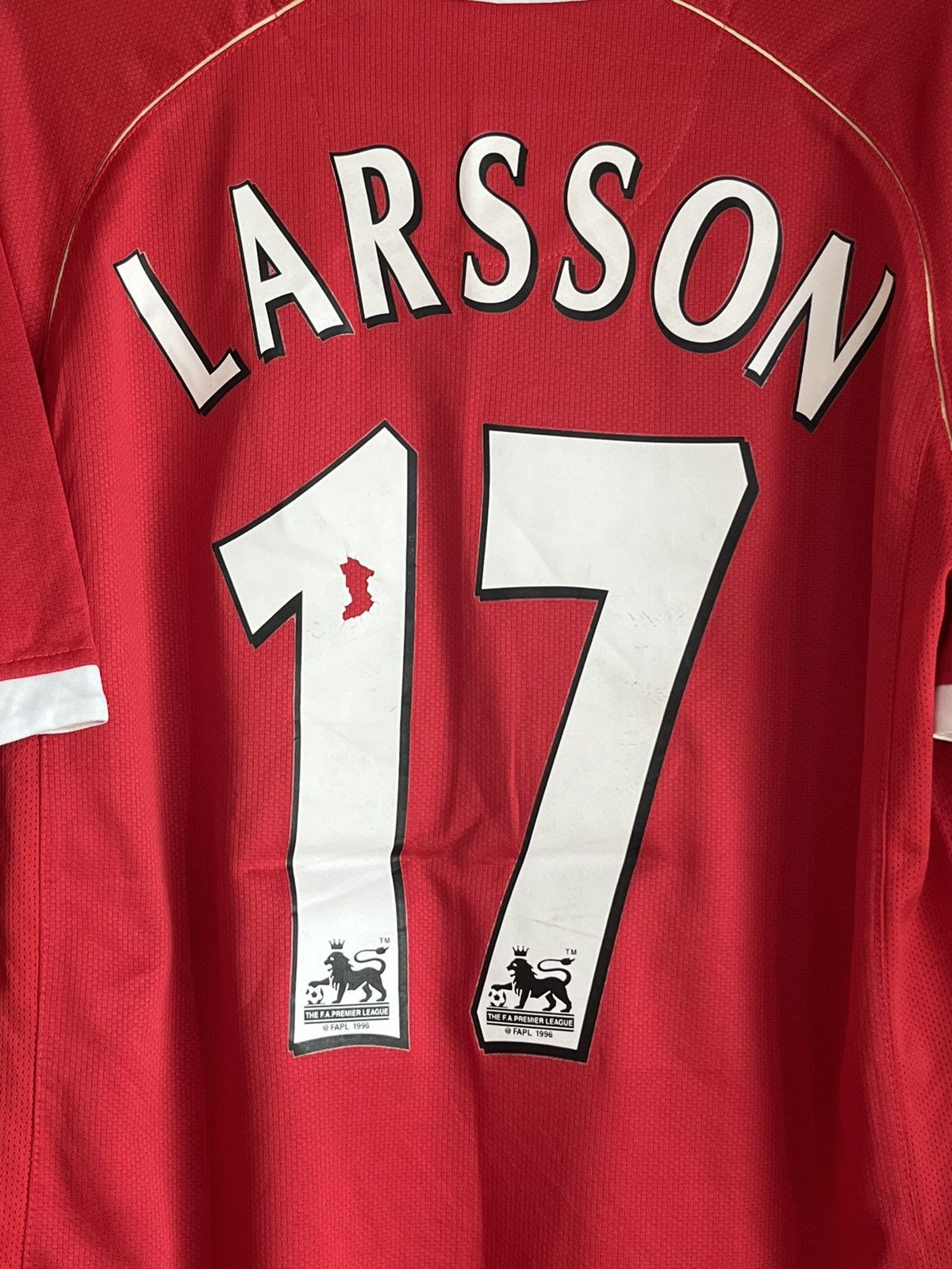 Vintage Nike Man Utd Henrik Larsson ft58 Size US M / EU 48-50 / 2 - 5 Thumbnail