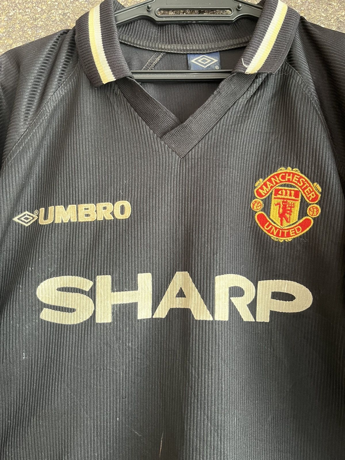 Vintage Man Utd Sharp ft58 Size US L / EU 52-54 / 3 - 2 Thumbnail
