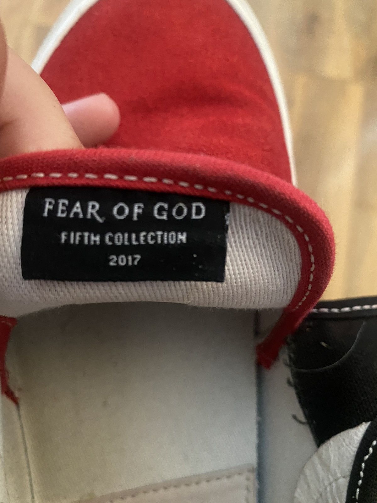 Fear of God × Vans Vans Fear Of God Style 47 Red/Black Size US 9.5 / EU 42-43 - 7 Thumbnail