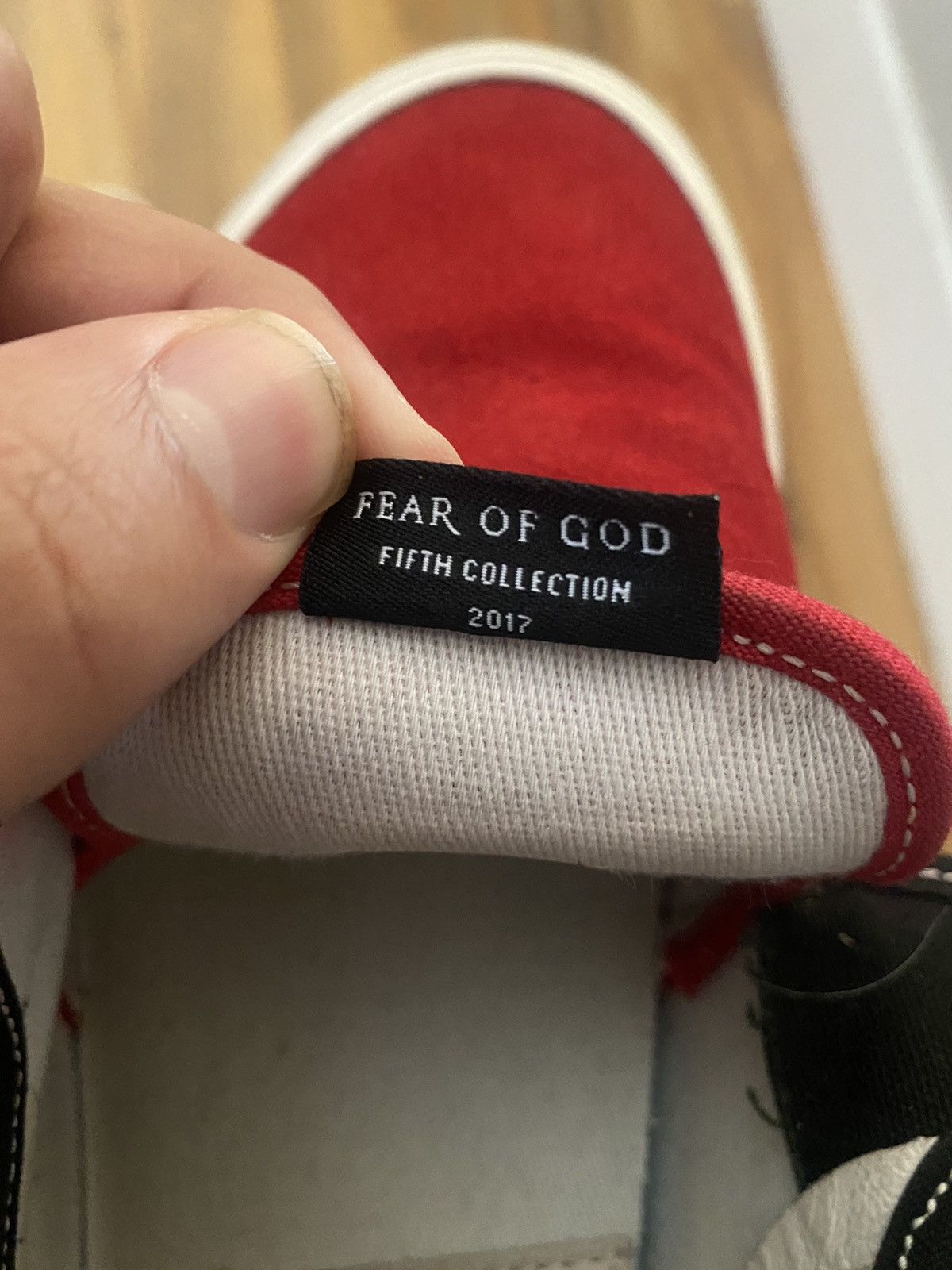 Fear of God × Vans Vans Fear Of God Style 47 Red/Black Size US 9.5 / EU 42-43 - 8 Thumbnail