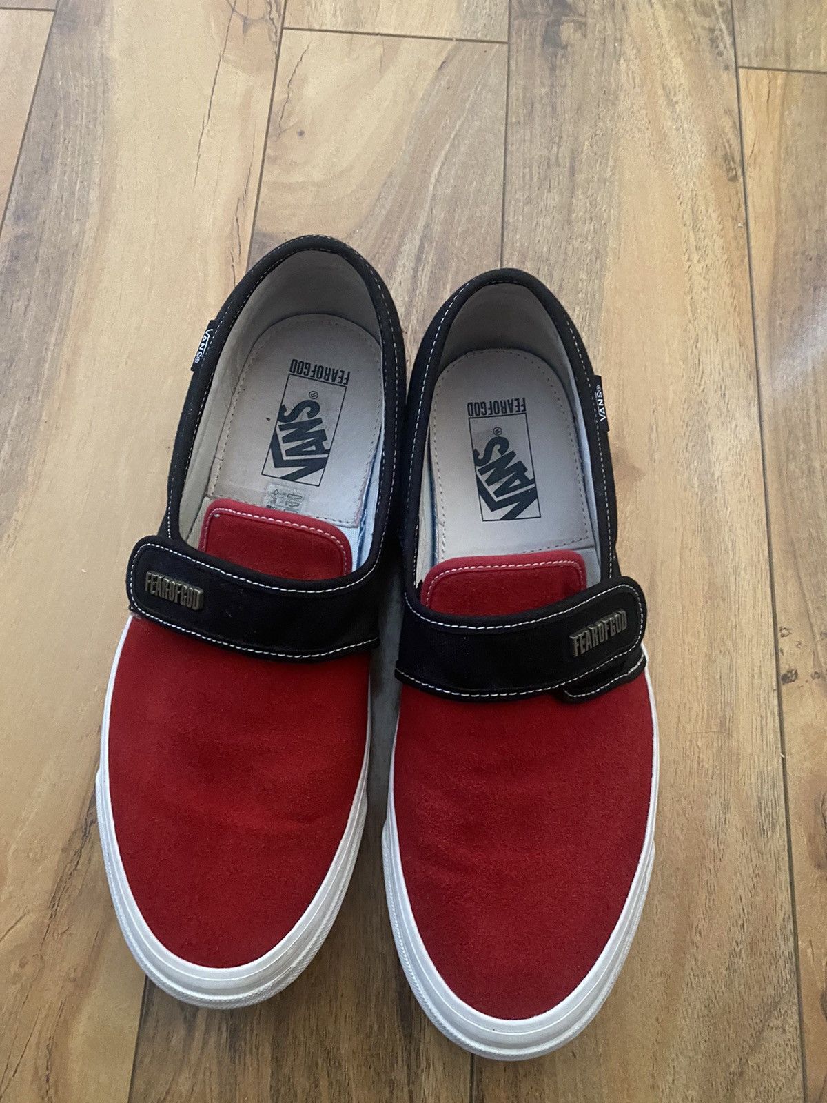 Fear of God × Vans Vans Fear Of God Style 47 Red/Black Size US 9.5 / EU 42-43 - 3 Thumbnail
