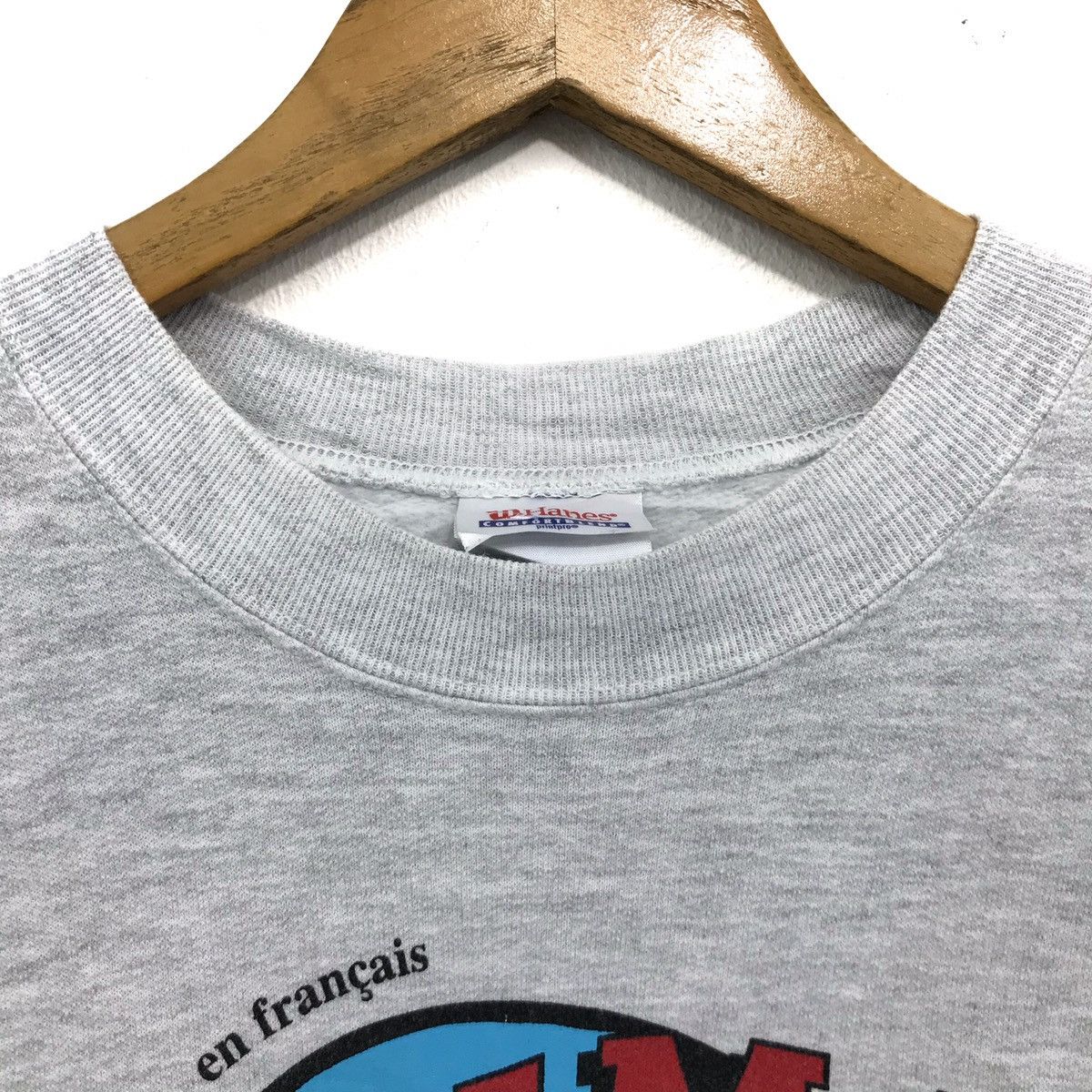 Vintage Vintage Hanes Sweatshirt Big Logo Iduma Mavericks School Size US M / EU 48-50 / 2 - 5 Thumbnail