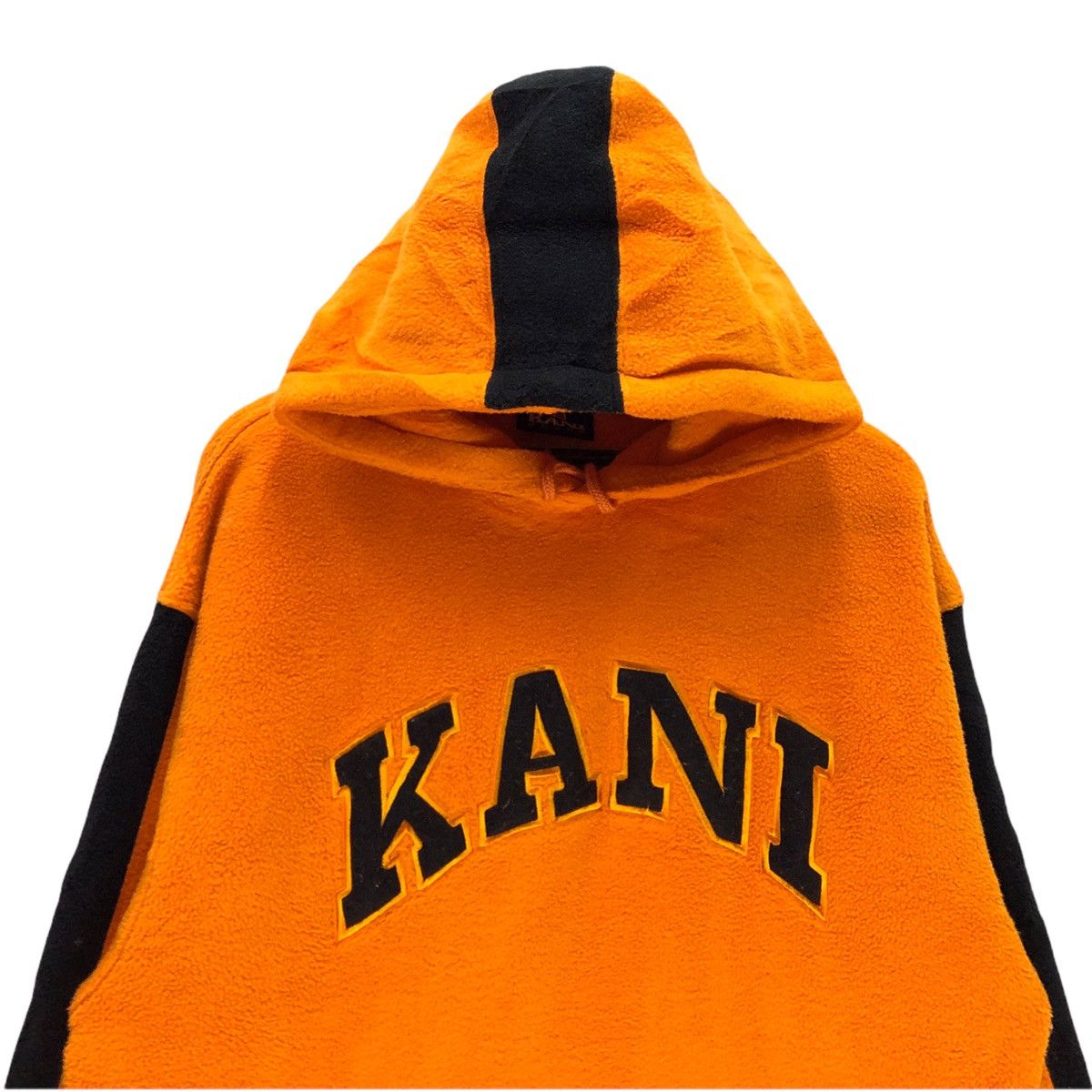 Karl Kani × Vintage Vintage Kani By Karl Kani Big Logo Fleece Hoddie Size US L / EU 52-54 / 3 - 3 Thumbnail