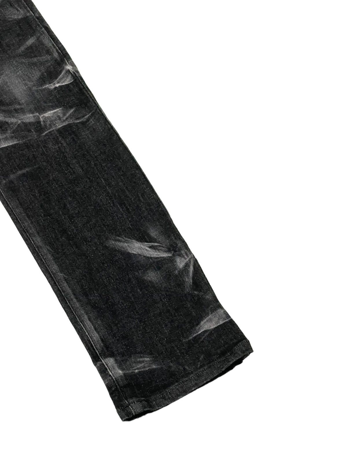 Japanese Brand Skinny Stretch Tornado Mart Gothic Acid Wash Denim 4🟦7 Size US 31 - 4 Thumbnail