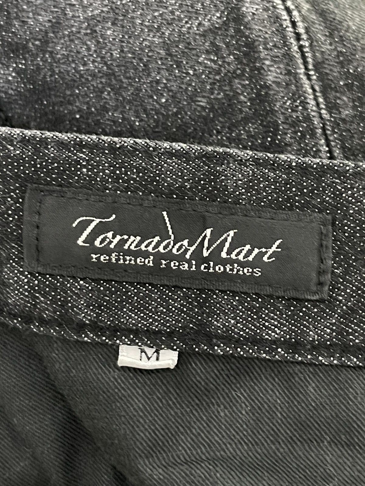 Japanese Brand Skinny Stretch Tornado Mart Gothic Acid Wash Denim 4🟦7 Size US 31 - 21 Thumbnail