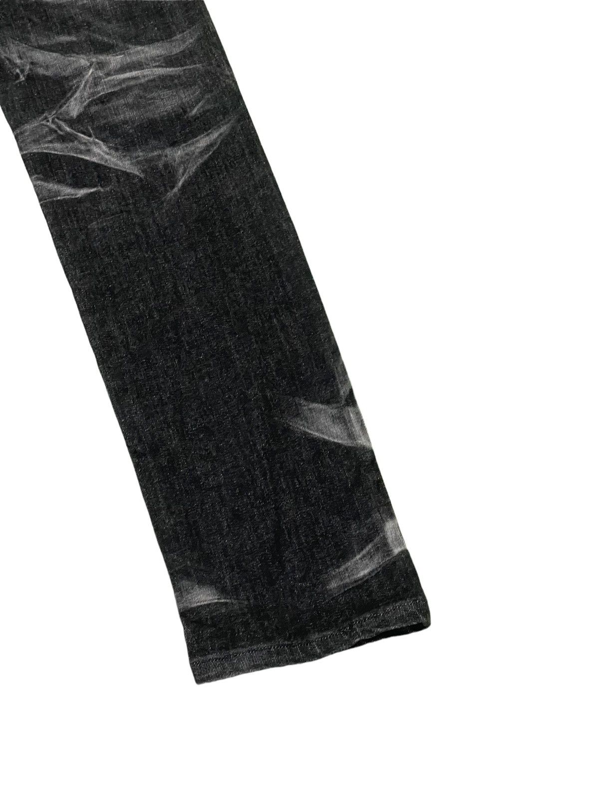 Japanese Brand Skinny Stretch Tornado Mart Gothic Acid Wash Denim 4🟦7 Size US 31 - 14 Thumbnail