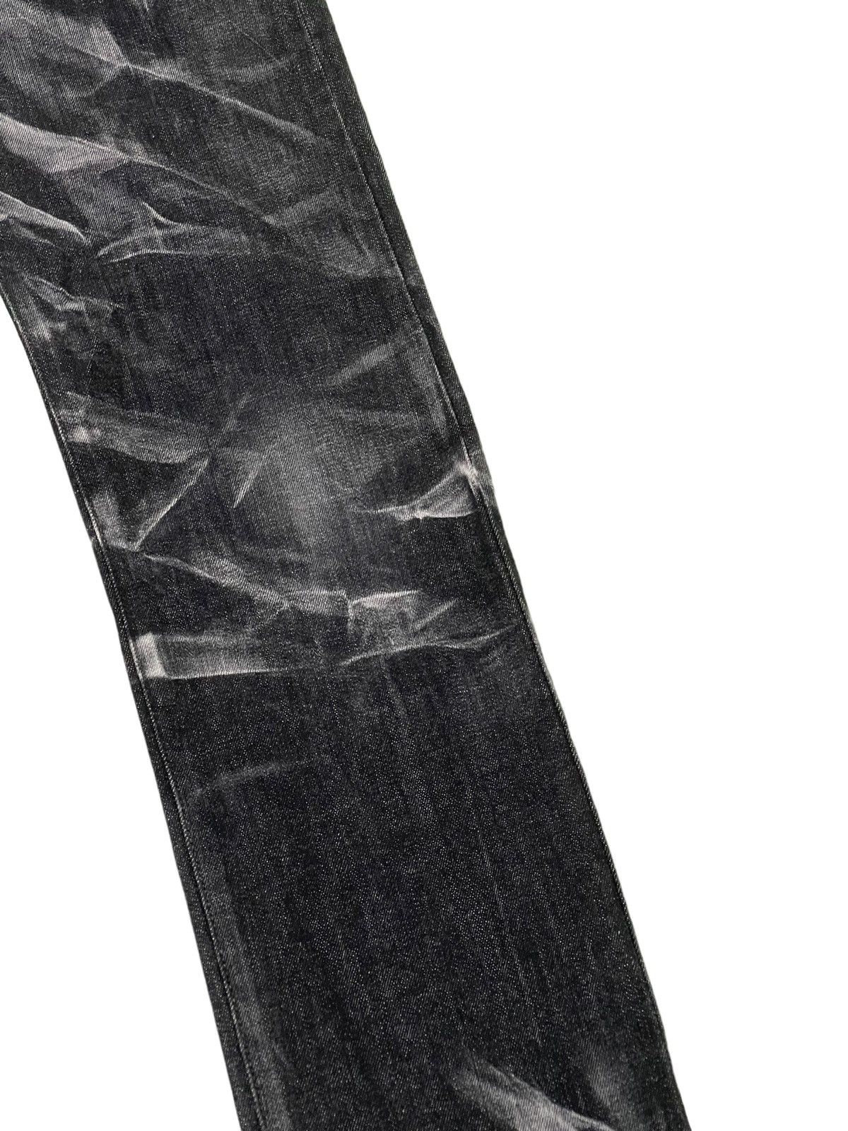 Japanese Brand Skinny Stretch Tornado Mart Gothic Acid Wash Denim 4🟦7 Size US 31 - 7 Thumbnail