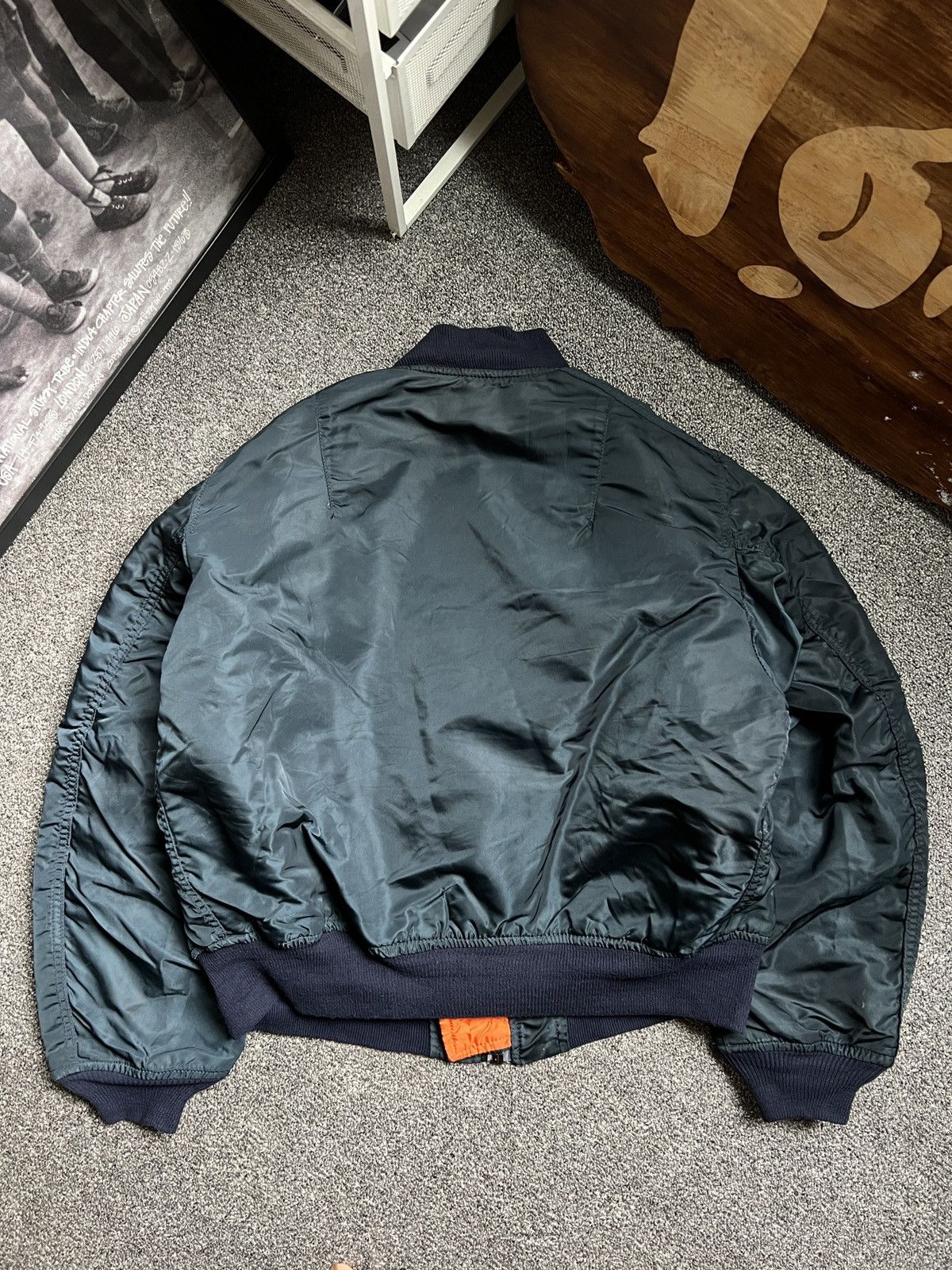 Vintage Alpha Industries MA-1 Reversible Bomber Jacket