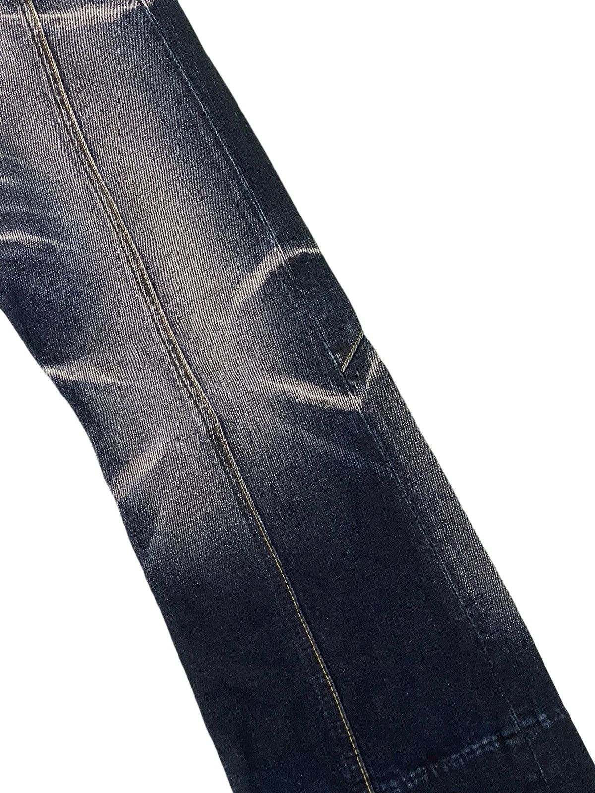 Japanese Brand Flare Jeans Nicole Club Acid Wash Boot Cut Denim 4🟦7 Size US 33 - 17 Thumbnail