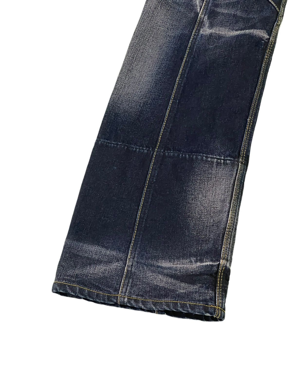 Japanese Brand Flare Jeans Nicole Club Acid Wash Boot Cut Denim 4🟦7 Size US 33 - 5 Thumbnail