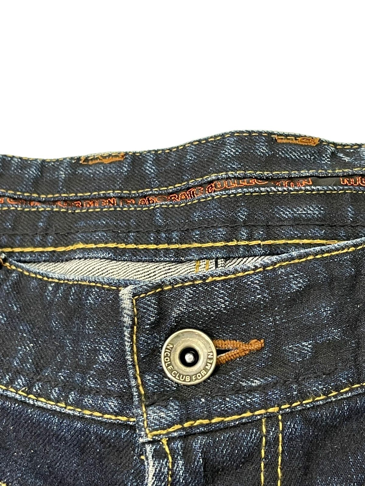 Japanese Brand Flare Jeans Nicole Club Acid Wash Boot Cut Denim 4🟦7 Size US 33 - 20 Thumbnail