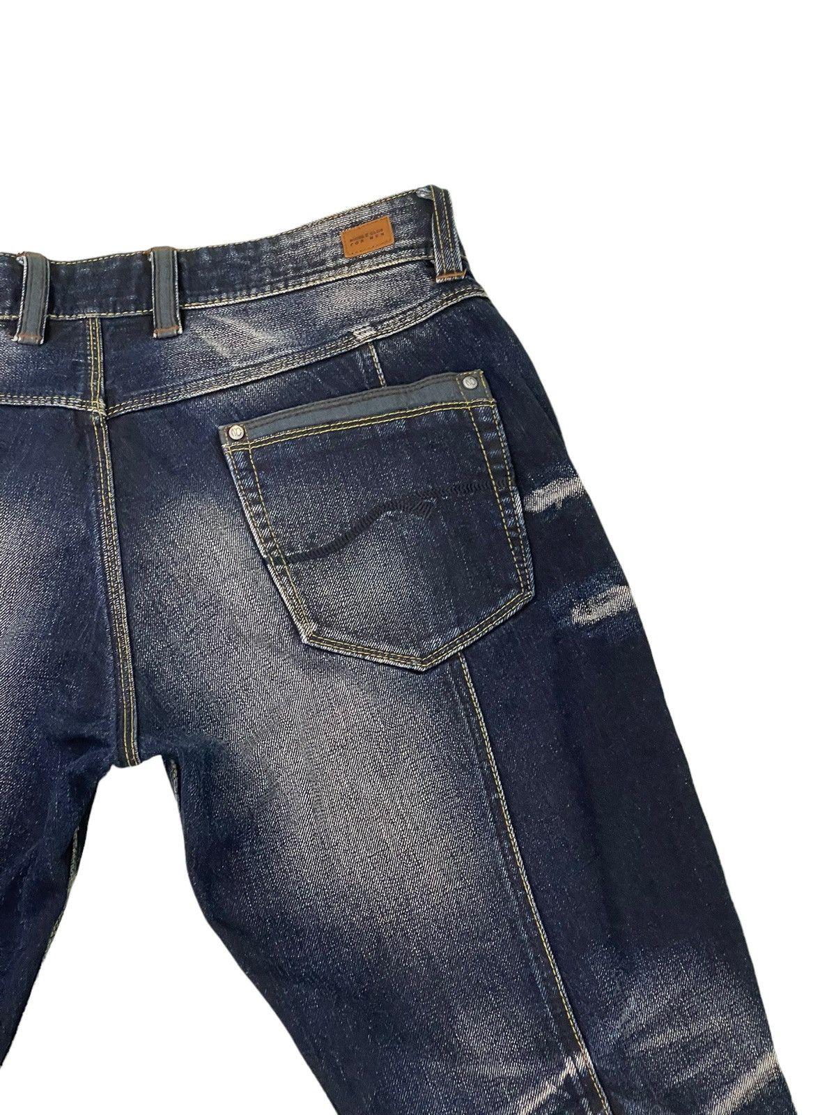 Japanese Brand Flare Jeans Nicole Club Acid Wash Boot Cut Denim 4🟦7 Size US 33 - 9 Thumbnail
