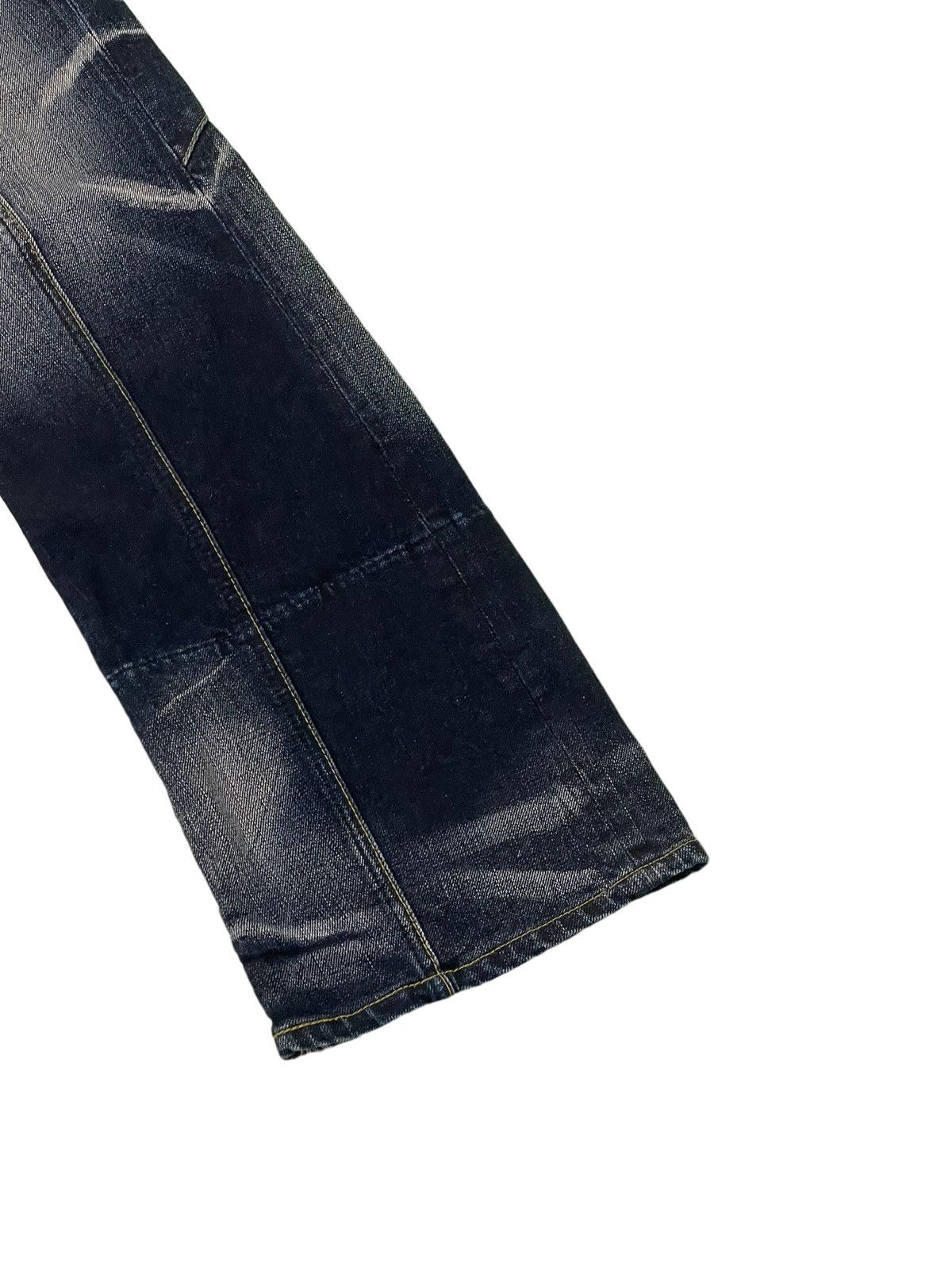 Japanese Brand Flare Jeans Nicole Club Acid Wash Boot Cut Denim 4🟦7 Size US 33 - 14 Thumbnail