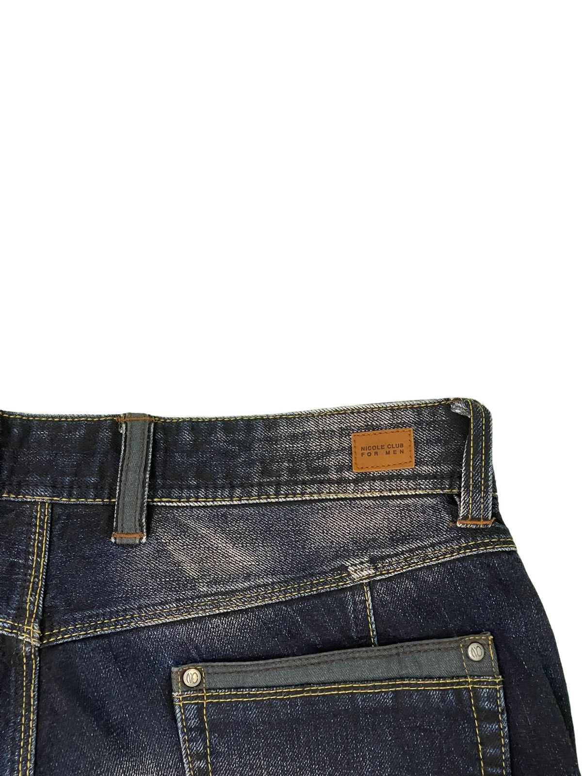 Japanese Brand Flare Jeans Nicole Club Acid Wash Boot Cut Denim 4🟦7 Size US 33 - 10 Thumbnail