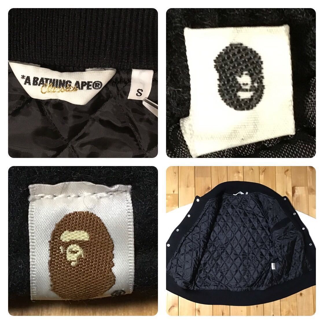 Bape 🔥NFS limited🔥 Sleeve leather BAPE varsity jacket ape NIGO Size US S / EU 44-46 / 1 - 9 Thumbnail