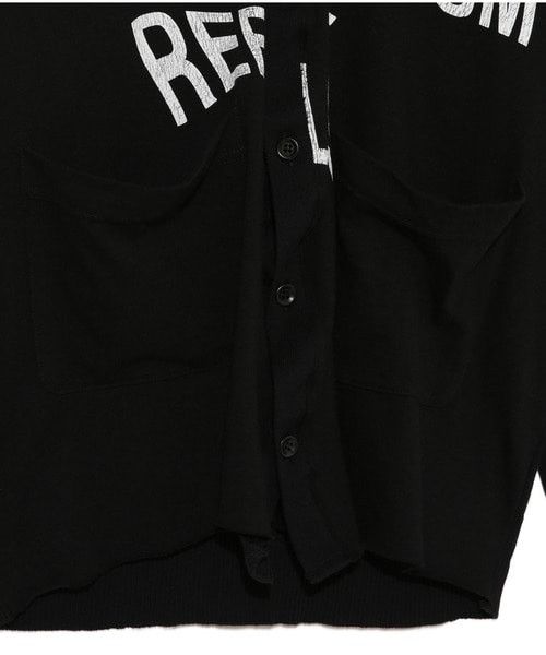Jun Takahashi × Undercover Undercover "For All Rebels" Warped Print Cardigan Sweater Size US L / EU 52-54 / 3 - 7 Thumbnail