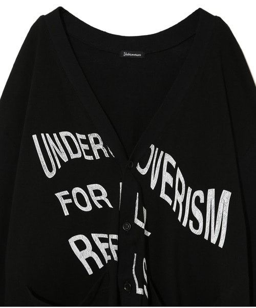Jun Takahashi × Undercover Undercover "For All Rebels" Warped Print Cardigan Sweater Size US L / EU 52-54 / 3 - 3 Thumbnail