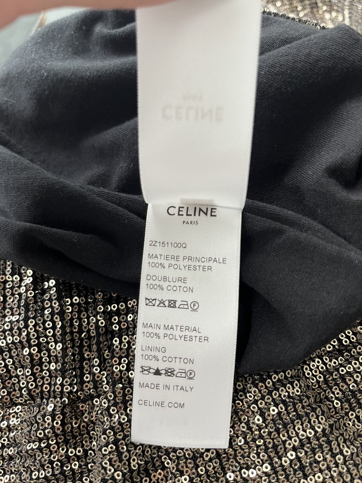 Celine × Hedi Slimane Brand New Celine Super Runway LimitedEdition Glitter Shorts Size US 32 / EU 48 - 12 Thumbnail