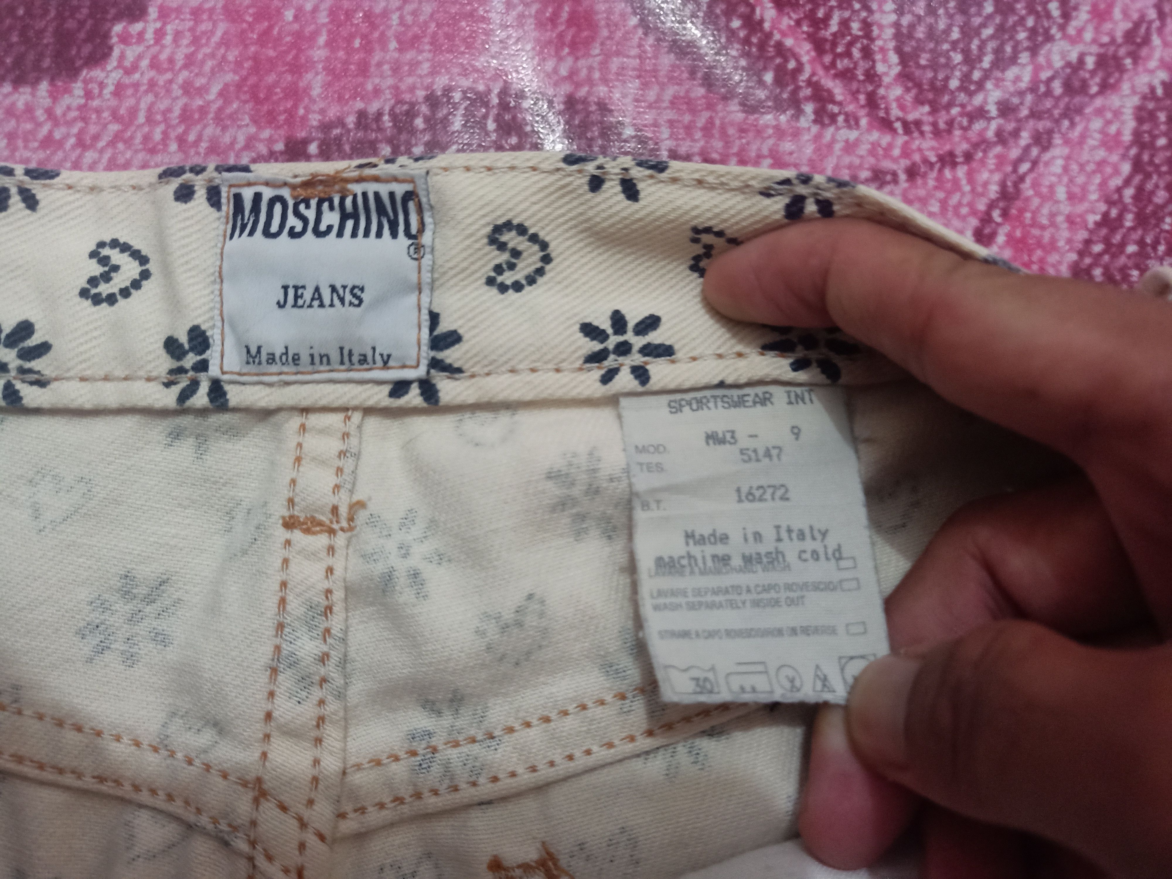 Moschino Moschino Jeans Lover Flower Full Printed Size 29" - 10 Thumbnail