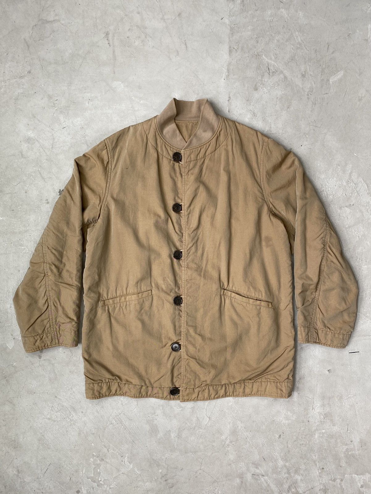 Yohji Yamamoto Ys For Men Wool Lined Iridescent Cotton Twill Jacket Size US XL / EU 56 / 4 - 2 Thumbnail