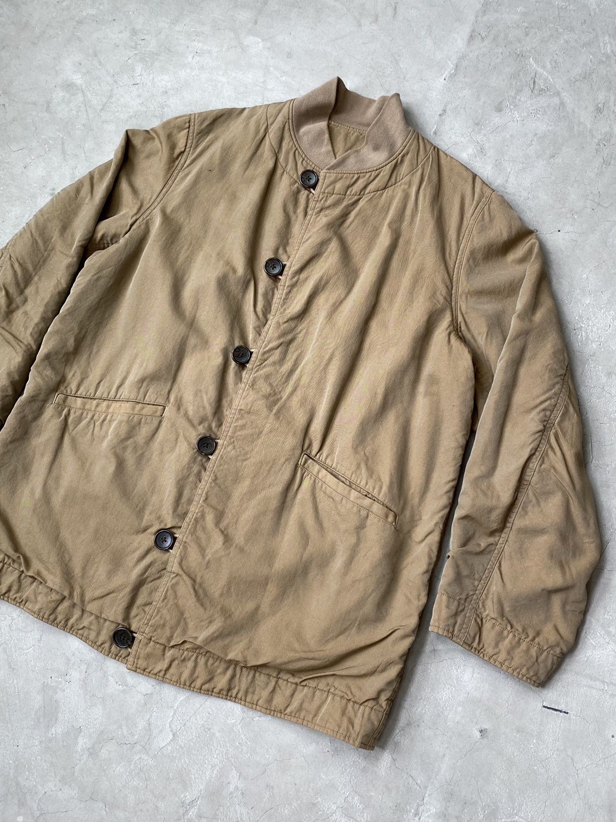 Yohji Yamamoto Ys For Men Wool Lined Iridescent Cotton Twill Jacket Size US XL / EU 56 / 4 - 4 Thumbnail