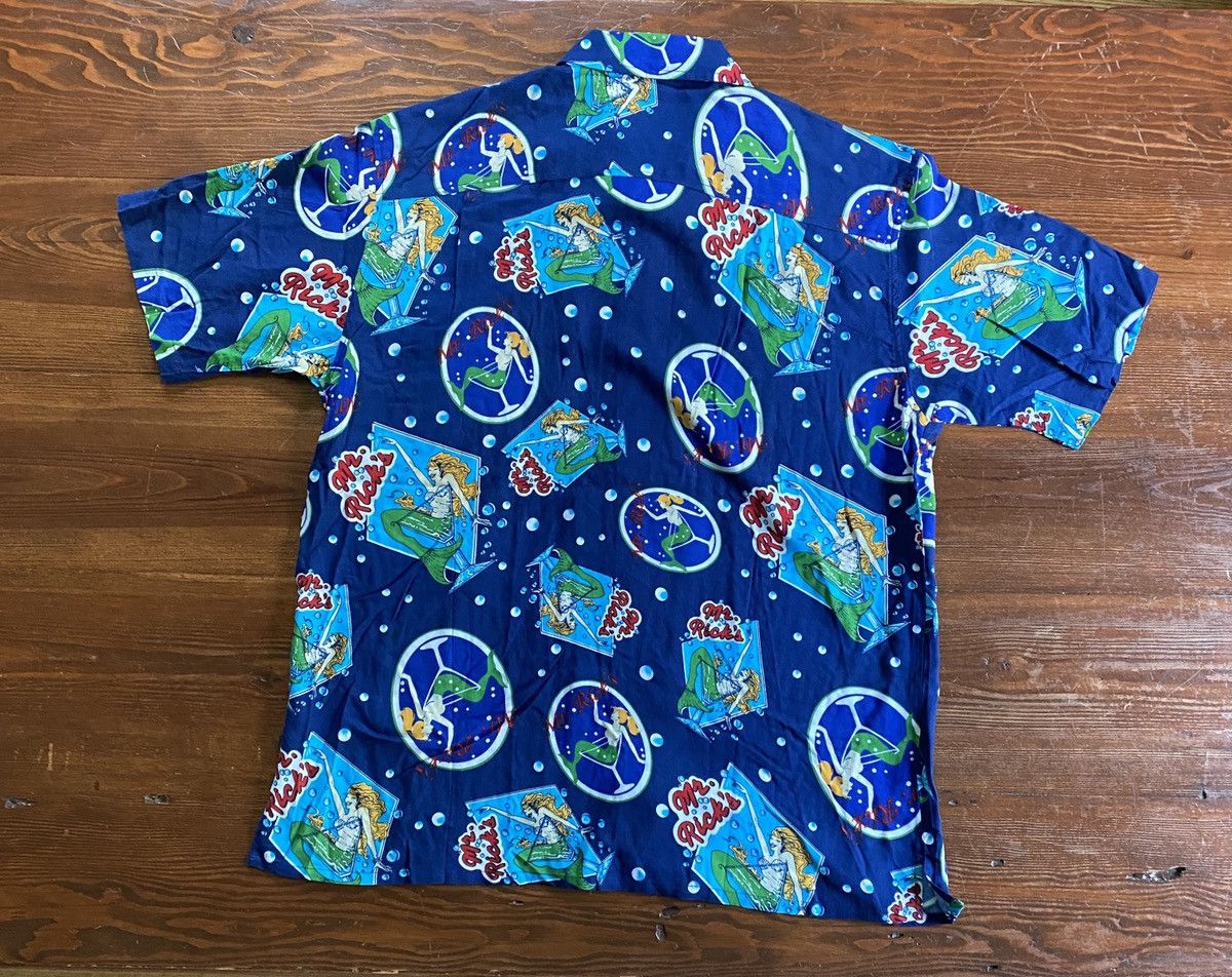 Vintage Vintage 90’s Mr.Rick’s Mermaid Martinis Rayon Button Up Size US L / EU 52-54 / 3 - 10 Thumbnail