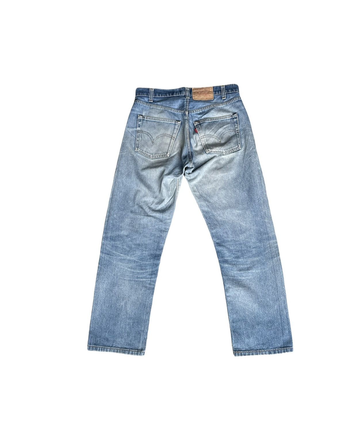 Levi's Levis 505 e 1982 Vintage Aging Distressed Denim Size US 31 - 10 Thumbnail