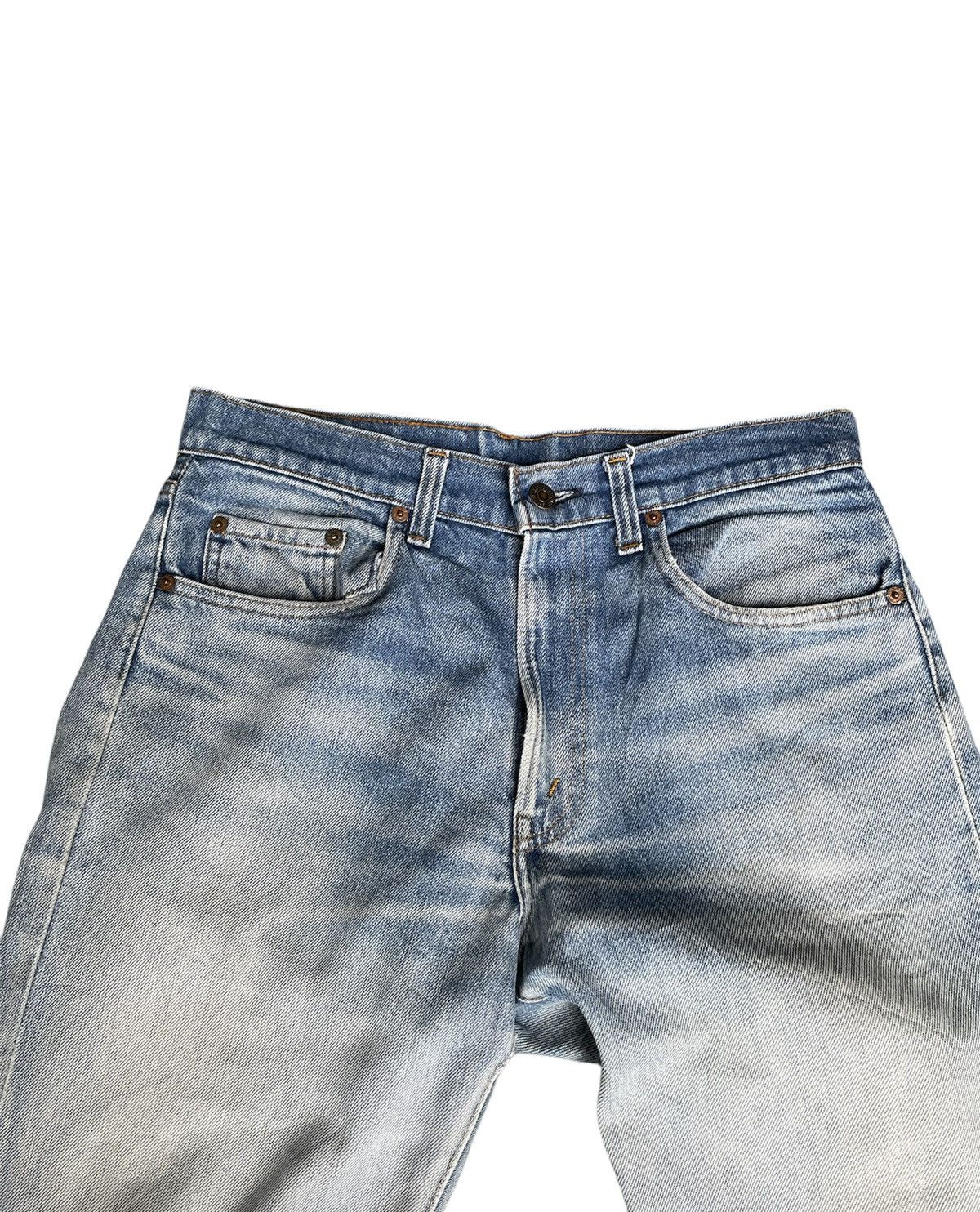 Levi's Levis 505 e 1982 Vintage Aging Distressed Denim Size US 31 - 7 Thumbnail