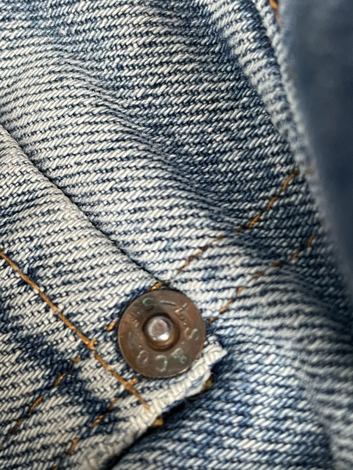 Levi's Levis 505 e 1982 Vintage Aging Distressed Denim Size US 31 - 21 Thumbnail