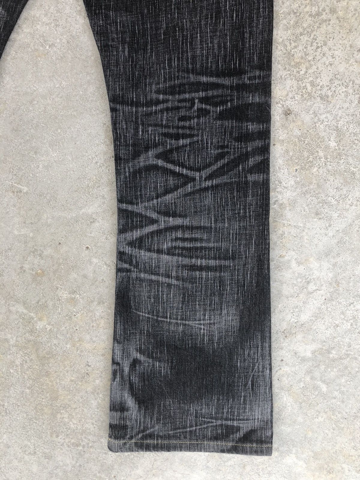 If Six Was Nine Japanese Edwin 503 Flared Jeans Distressed Jeans Size US 30 / EU 46 - 13 Thumbnail