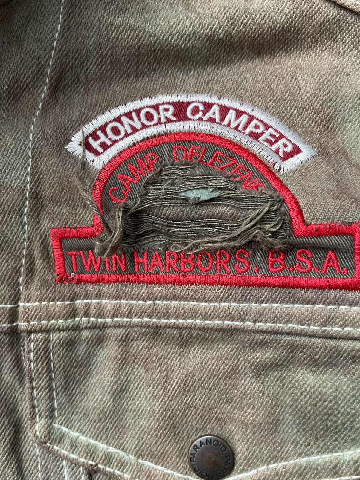 Designer × Japanese Brand Paranoid Denim Jacket Size US XS / EU 42 / 0 - 17 Thumbnail
