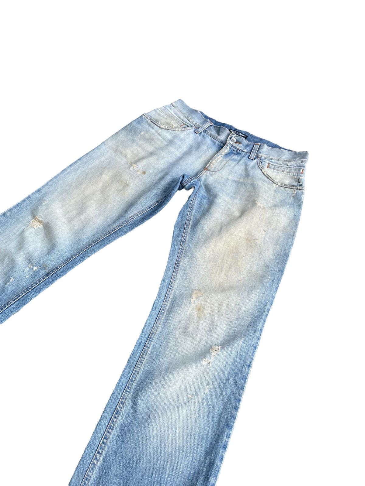 Dolce & Gabbana Vintage D&G Aging Distresed Denim Size US 34 / EU 50 - 3 Thumbnail