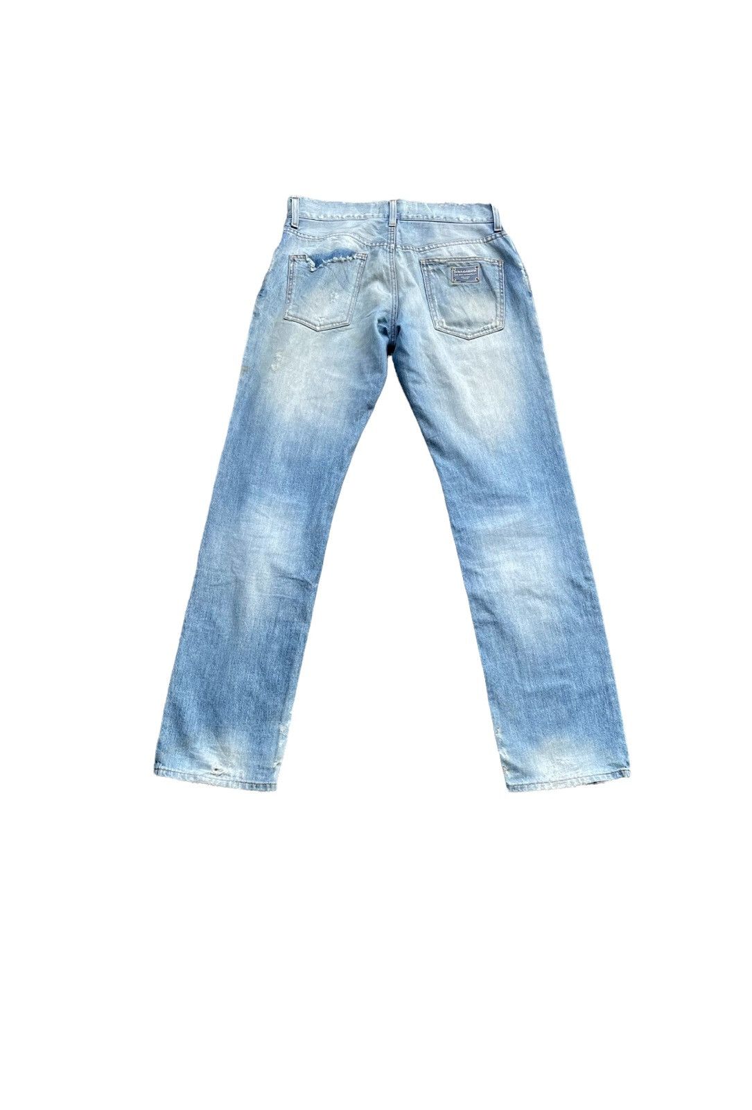 Dolce & Gabbana Vintage D&G Aging Distresed Denim Size US 34 / EU 50 - 9 Thumbnail