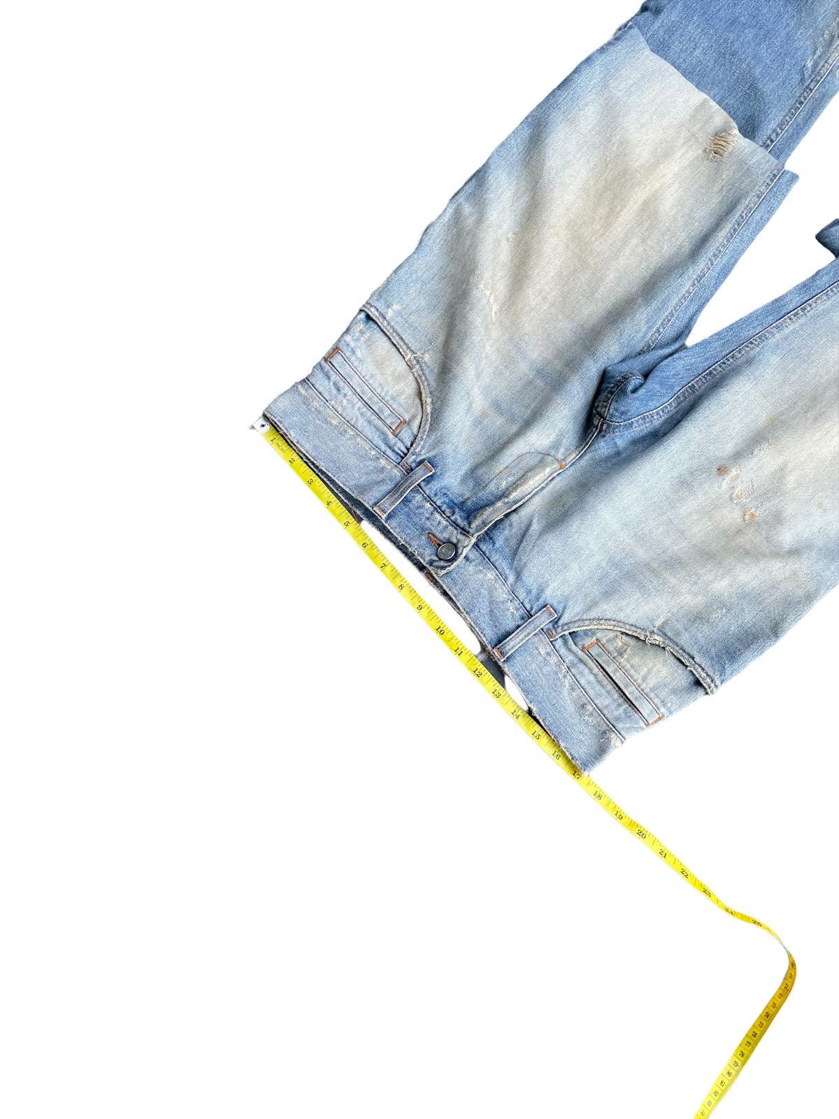 Dolce & Gabbana Vintage D&G Aging Distresed Denim Size US 34 / EU 50 - 2 Thumbnail