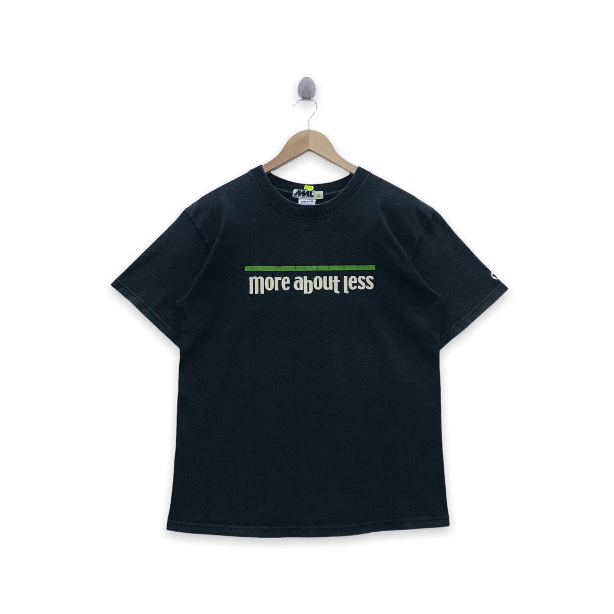 Anvil × Fragment Design × Hiroshi Fujiwara Rare!! Vintage More About Less Spellout tee Size US M / EU 48-50 / 2 - 1 Thumbnail