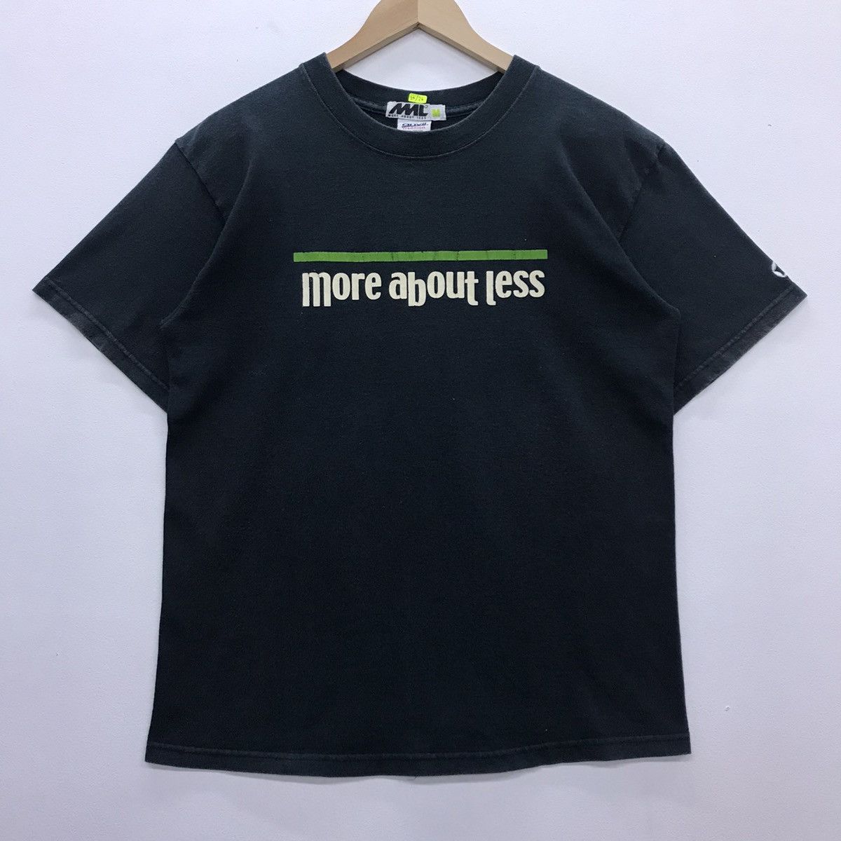 Anvil × Fragment Design × Hiroshi Fujiwara Rare!! Vintage More About Less Spellout tee Size US M / EU 48-50 / 2 - 2 Thumbnail