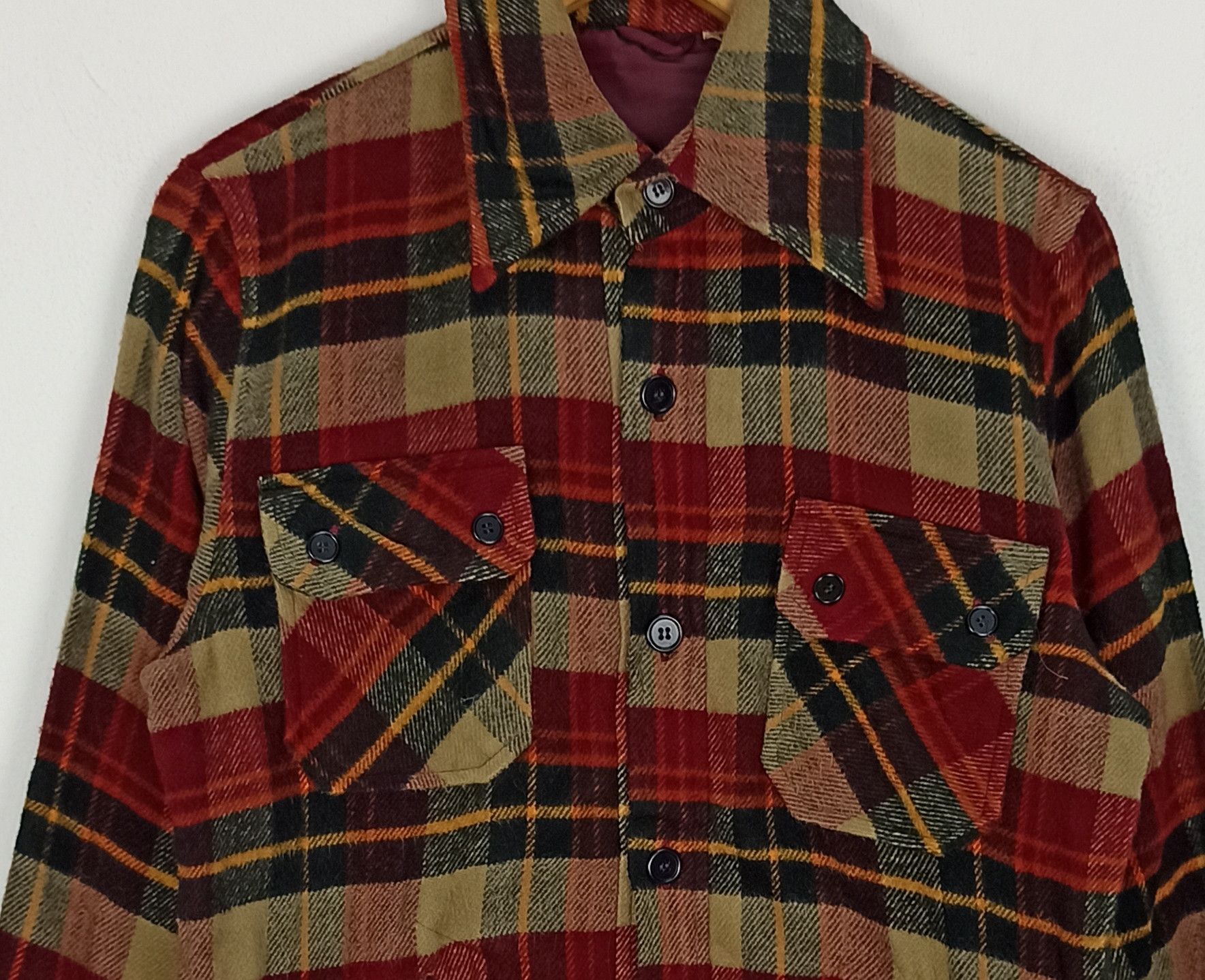 Japanese Brand Vintage Flannel Japanese Brand Made in Japan Size US M / EU 48-50 / 2 - 2 Thumbnail
