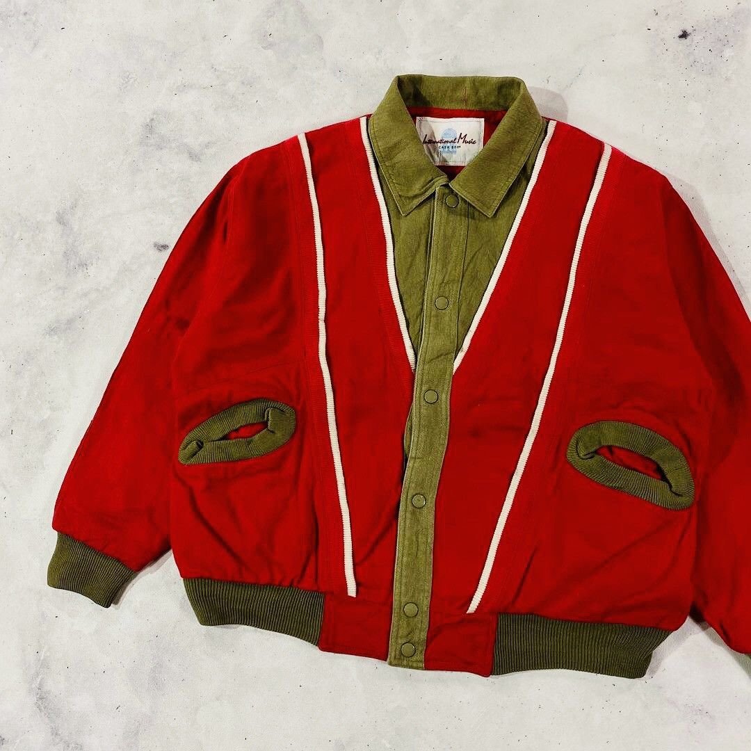 20471120 ❤️‍🔥OFFERS❤️‍🔥80s International Music Box Handrib Jacket Size US L / EU 52-54 / 3 - 5 Thumbnail