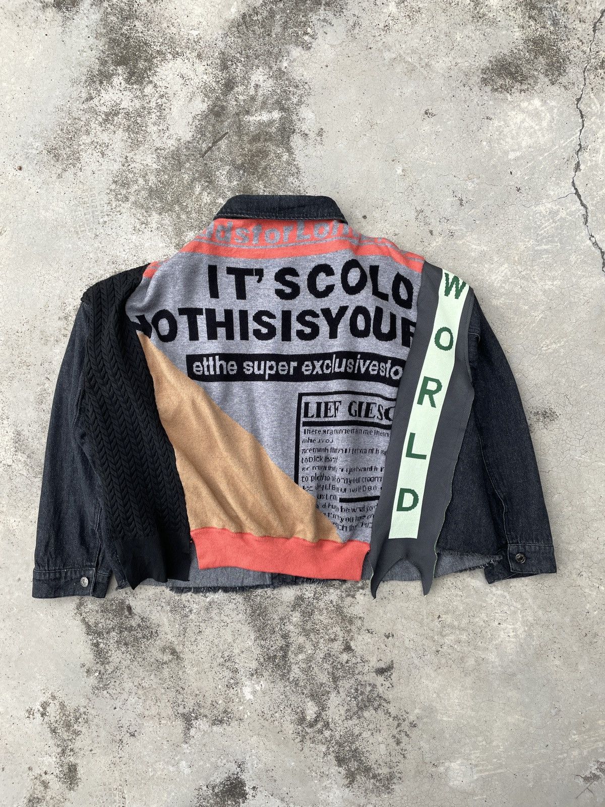 Japanese Brand JAPANESE HYBRID DENIM JACKET Size US L / EU 52-54 / 3 - 1 Thumbnail