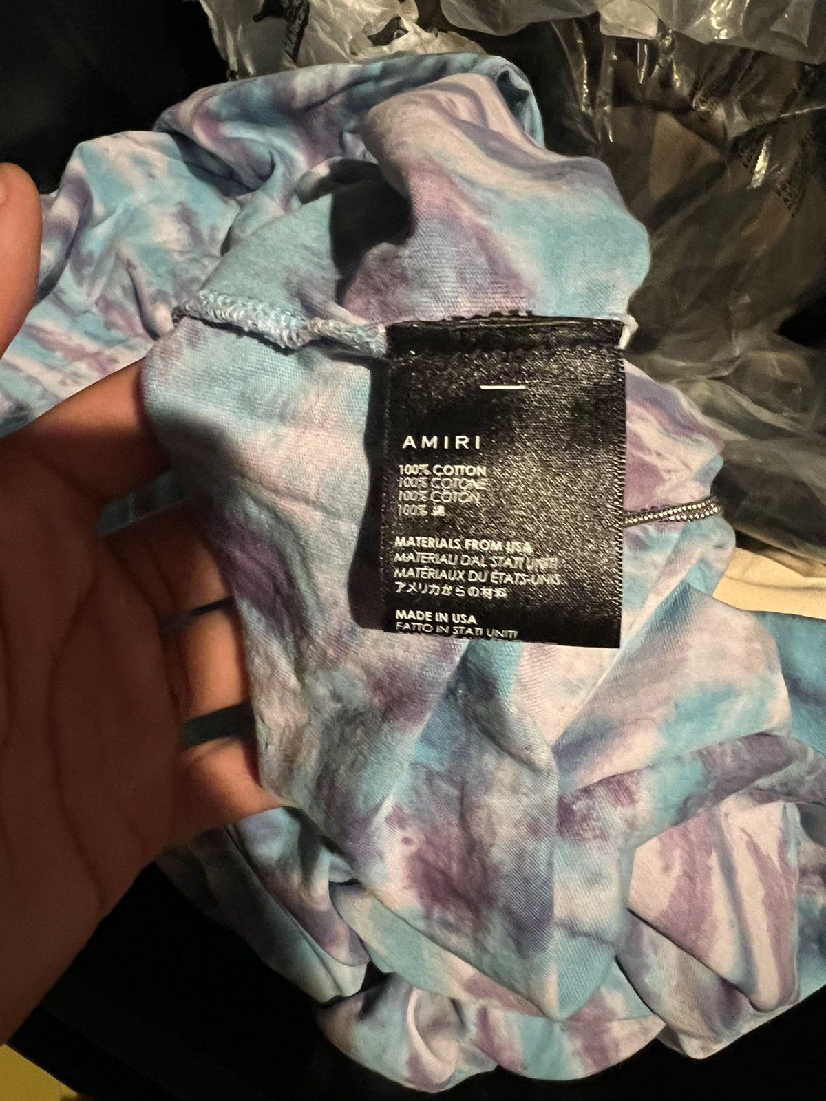 Amiri Amiri Exclusive Tye Dye Long Sleeve Shirt Size US XXL / EU 58 / 5 - 4 Thumbnail