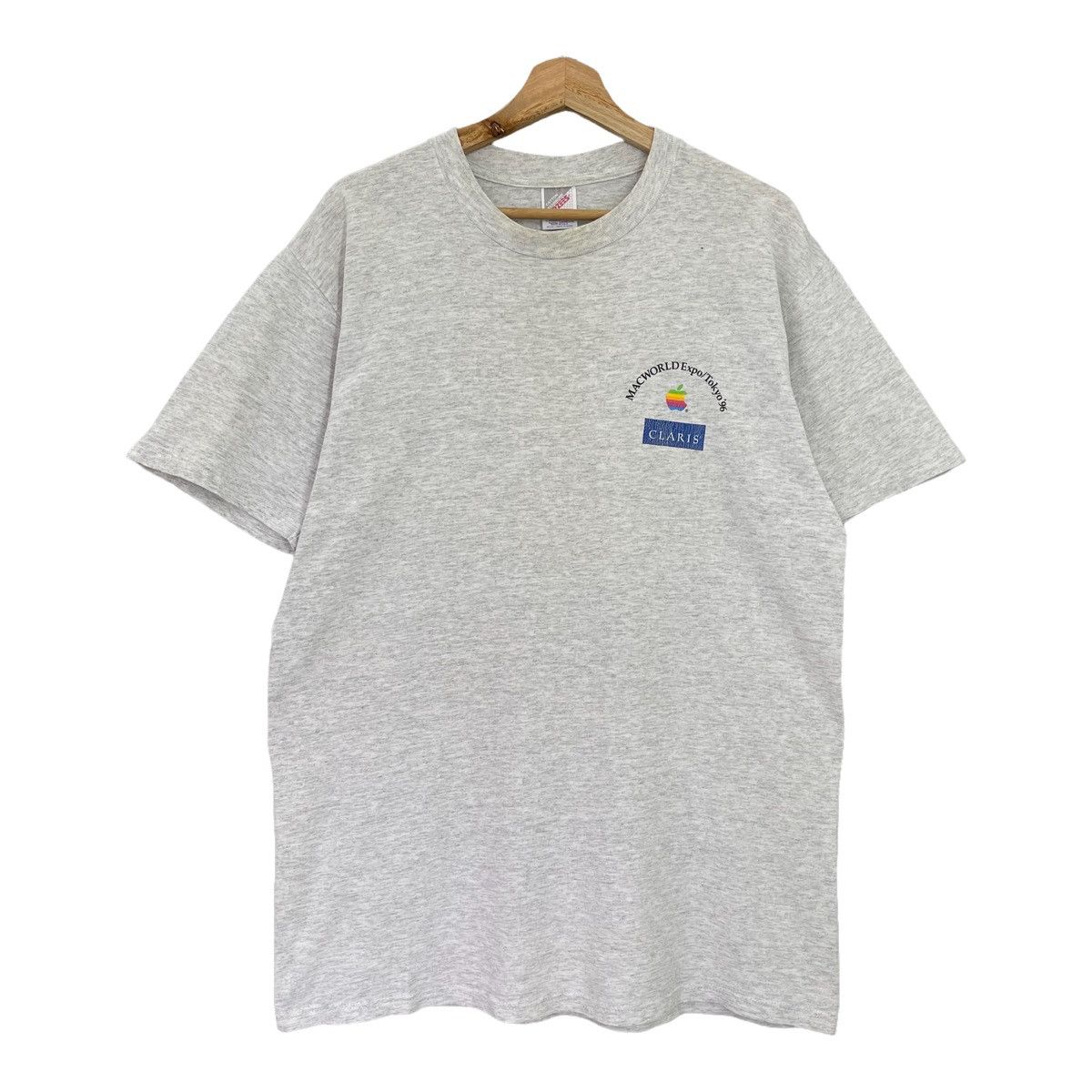 Apple × Vintage 90s Apple Computer Macworld Expo Tokyo 1996 Big Logo T-Shirt Size US M / EU 48-50 / 2 - 6 Thumbnail