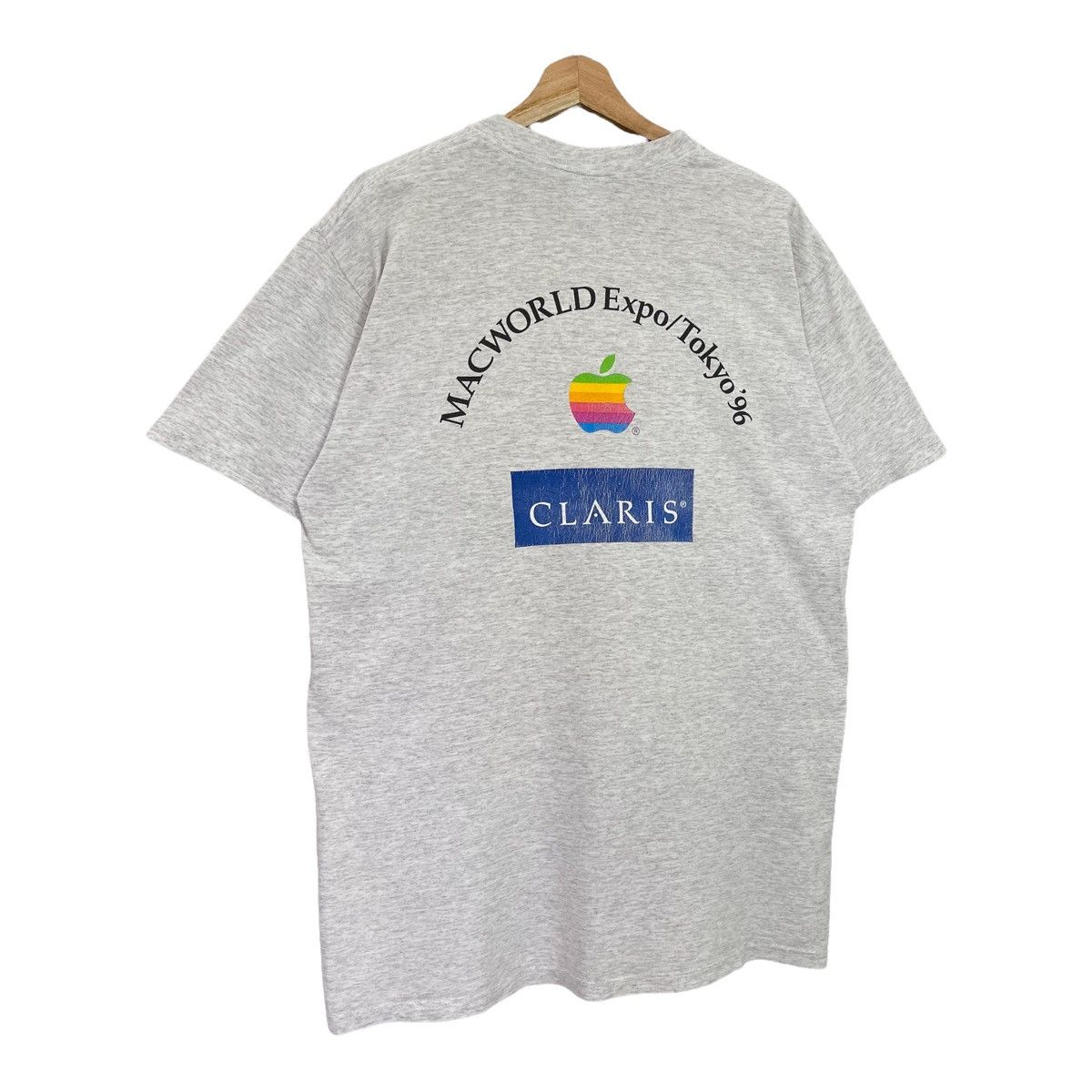 Apple × Vintage 90s Apple Computer Macworld Expo Tokyo 1996 Big Logo T-Shirt Size US M / EU 48-50 / 2 - 2 Thumbnail
