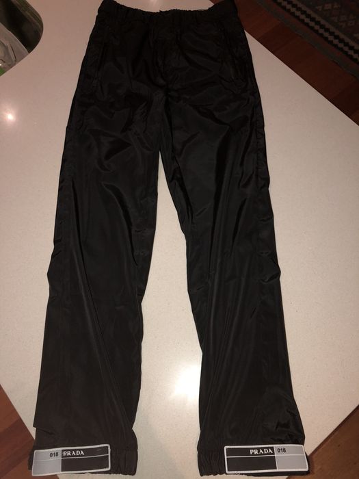 Prada rubber cuff pants store