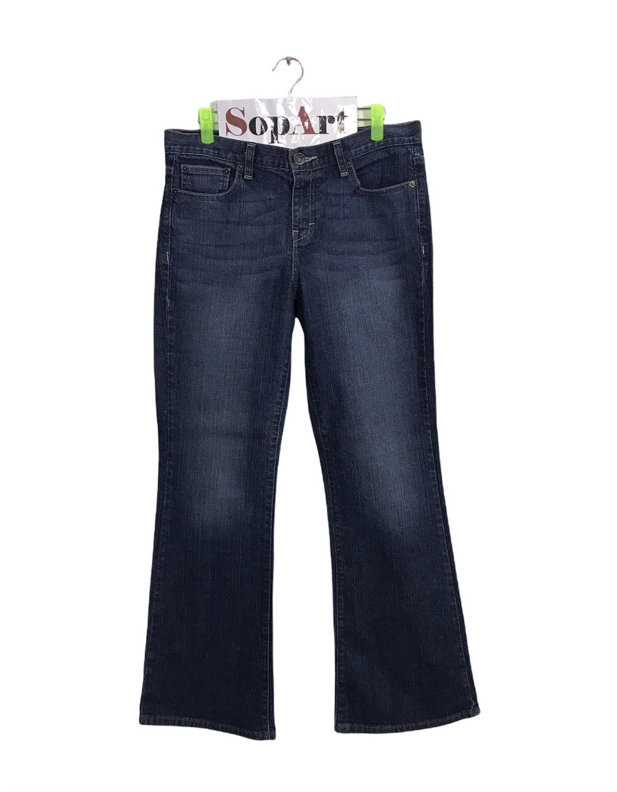 image of Vintage Calvin Klein Bootcut Indigo Denim Jeans in Blue, Men's (Size 32)