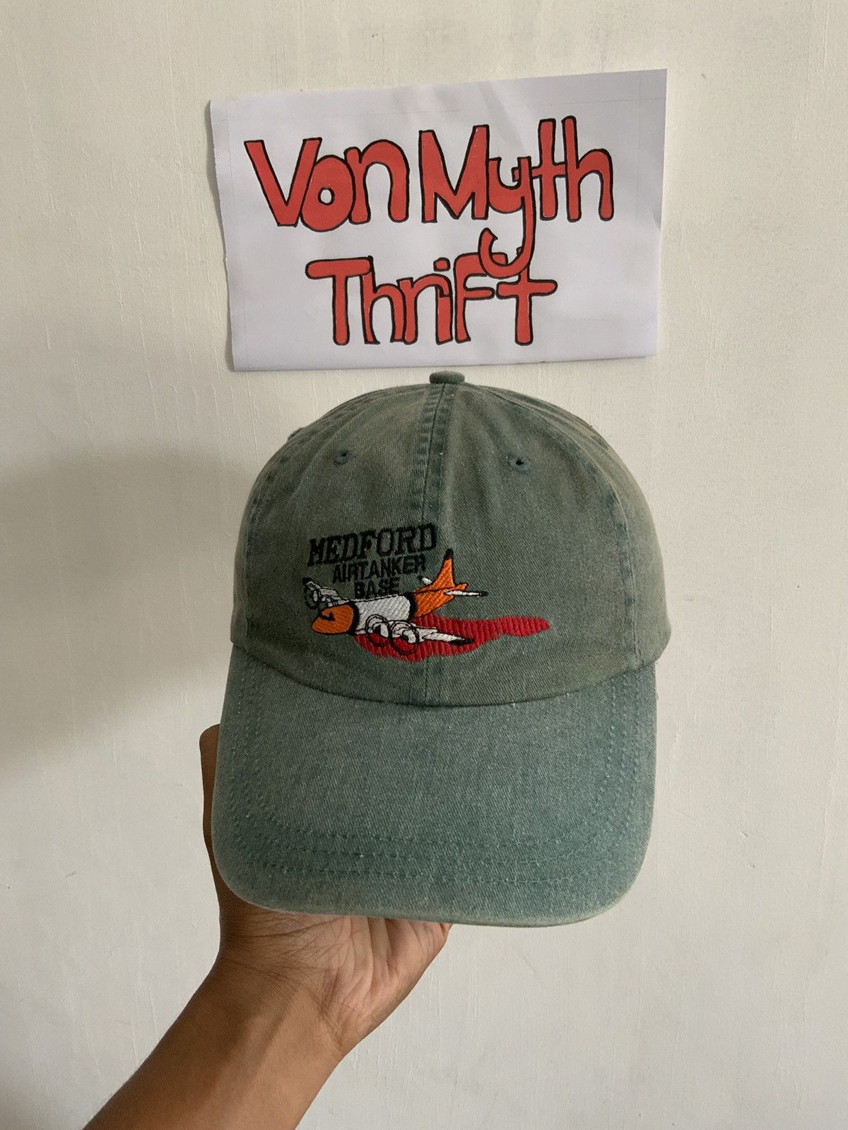 Japanese Brand Medford Airtanker Base Spellout Hat Size ONE SIZE - 5 Thumbnail
