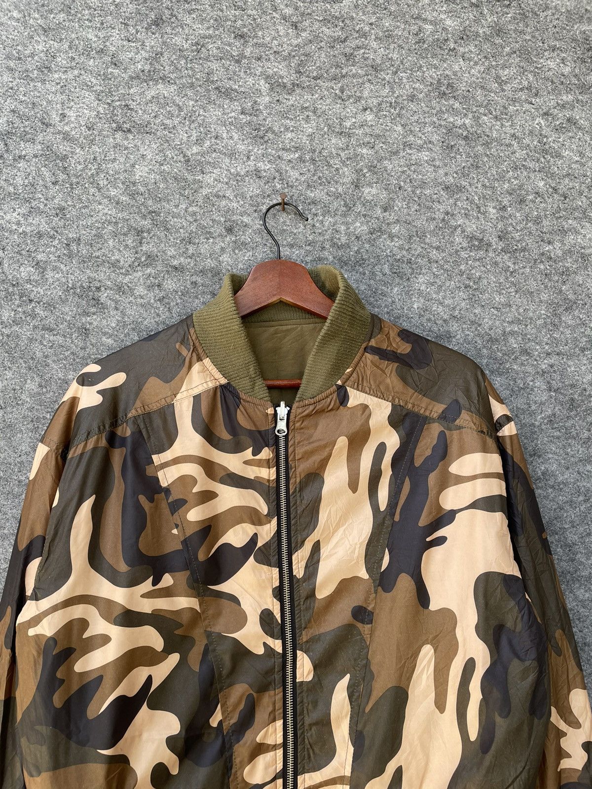 Japanese Brand MAISON GIFLY REVERSIBLE BOMBER JACKET Size US M / EU 48-50 / 2 - 3 Thumbnail