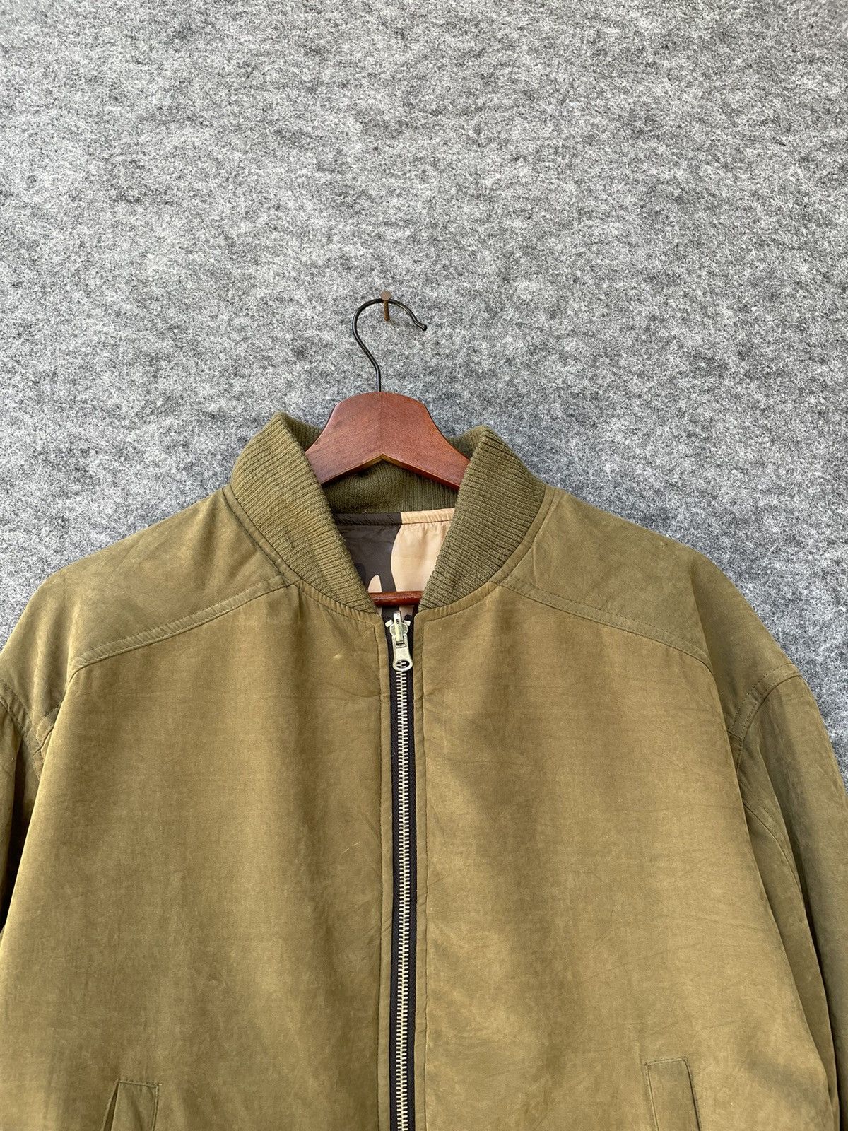 Japanese Brand MAISON GIFLY REVERSIBLE BOMBER JACKET Size US M / EU 48-50 / 2 - 6 Thumbnail